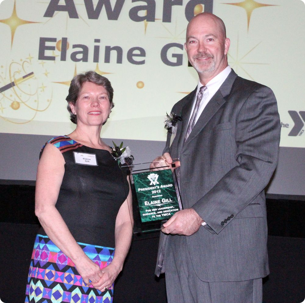 Presidents award - elaine gill