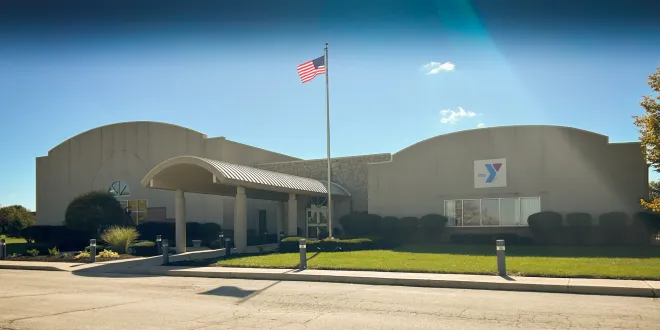 The exterior of the Versailles YMCA