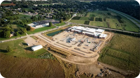 New Xenia YMCA during construction
