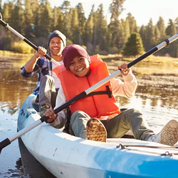 Canoeing With Family