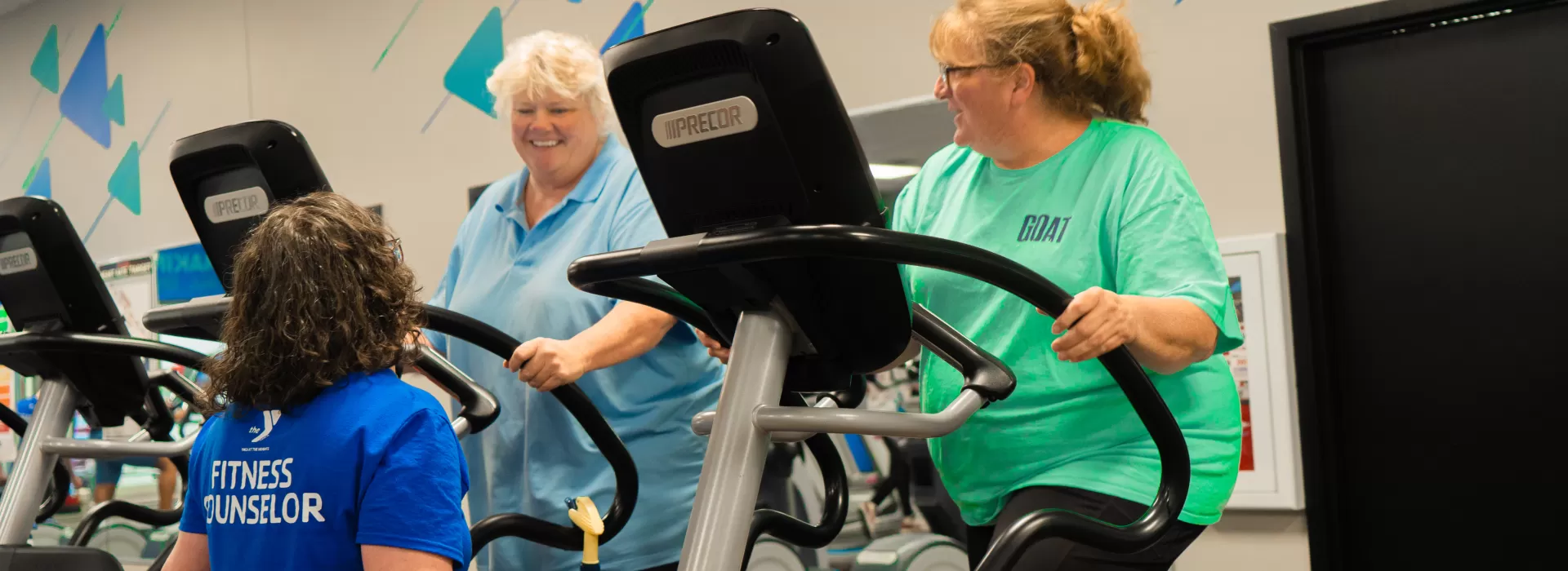 Fitness Counselor with two members
