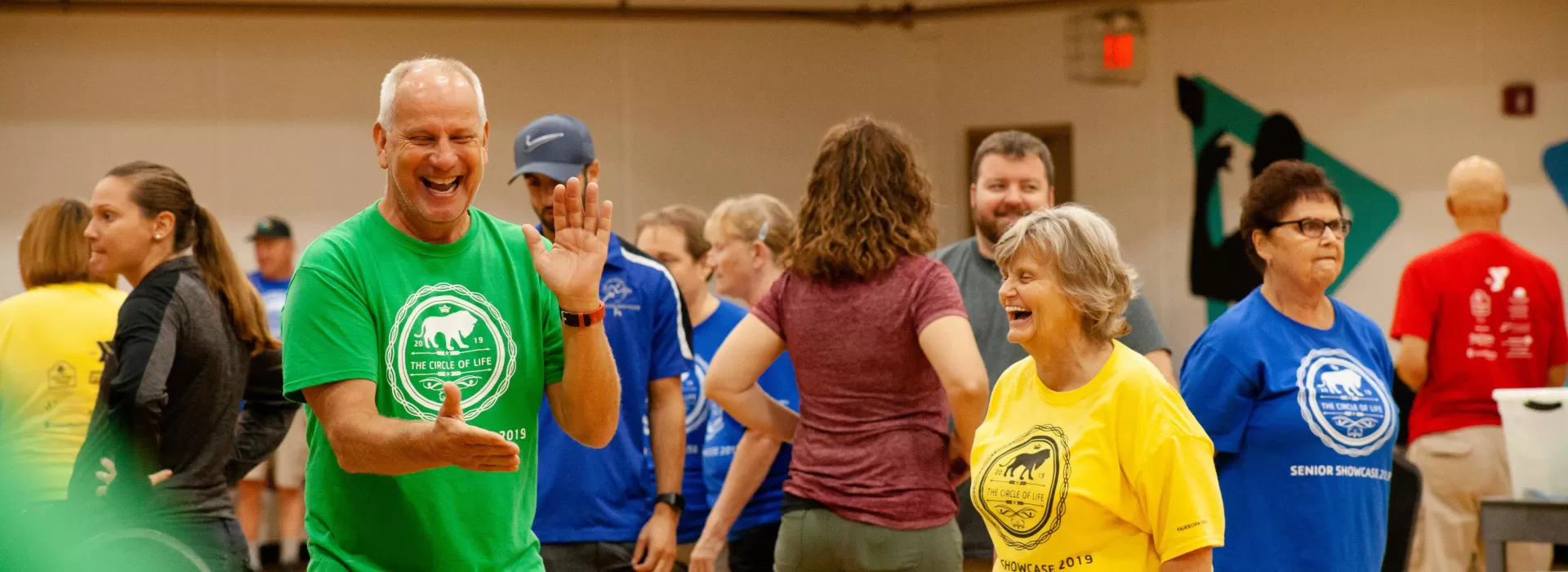 Seniors enjoying Senior Showcase