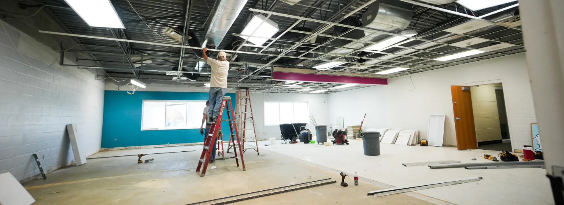 new fitness center at at Versailles YMCA