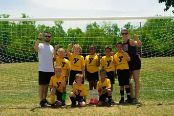Youth Soccer Team Group Photo